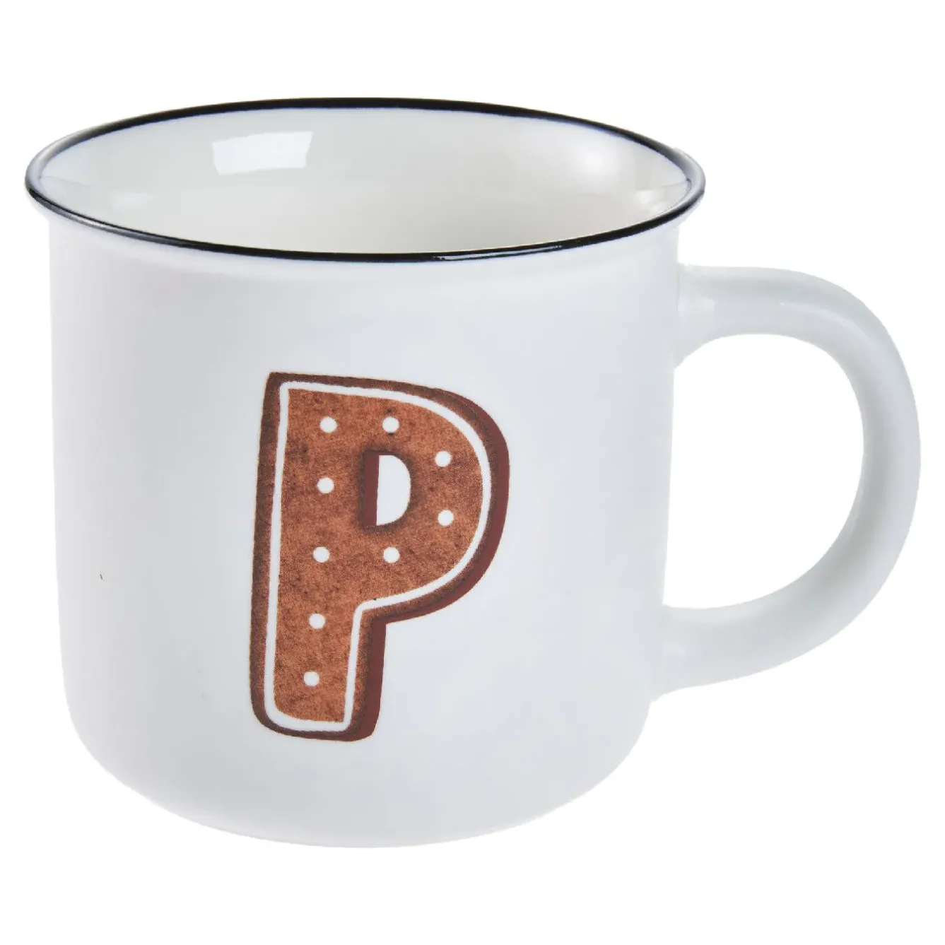 Best Becher Buchstabe/Lebkuchen, P, 380 Ml Nikolaus|Küche