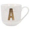 New Becher Buchstabe/Streifen, A, 450 Ml Küche|Weihnachtsbecher