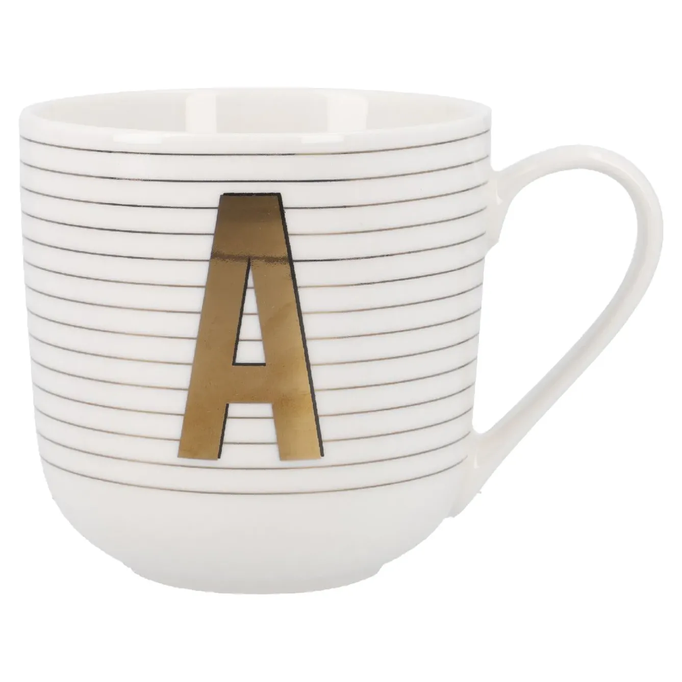 New Becher Buchstabe/Streifen, A, 450 Ml Küche|Weihnachtsbecher