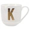 Sale Becher Buchstabe/Streifen, K, 450 Ml Küche|Weihnachten