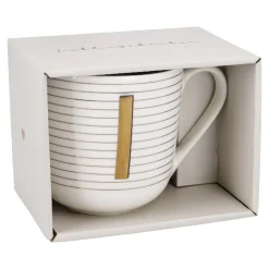 Outlet Becher Buchstabe/Streifen, I, 450 Ml Küche|Weihnachtsbecher