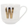 Sale Becher Buchstabe/Streifen, W, 450 Ml Küche|Weihnachtsbecher