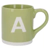 Sale Becher Buchstabe/Uni, A/grün, 440 Ml Küche