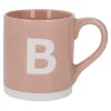Outlet Becher Buchstabe/Uni, B/rosa, 440 Ml Küche