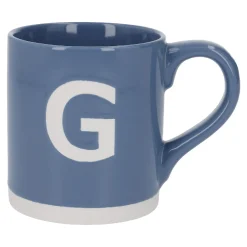 Outlet Becher Buchstabe/Uni, G/blau, 440 Ml Küche