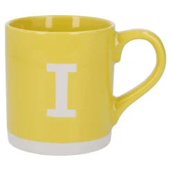 Discount Becher Buchstabe/Uni, I/gelb, 440 Ml Küche
