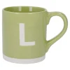 Clearance Becher Buchstabe/Uni, L/grün, 440 Ml Küche