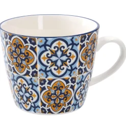 Outlet Becher China, Blau/gelb, 300 Ml Küche