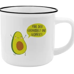 Online Becher Emaille-Optik, Avocado, 350 Ml Küche