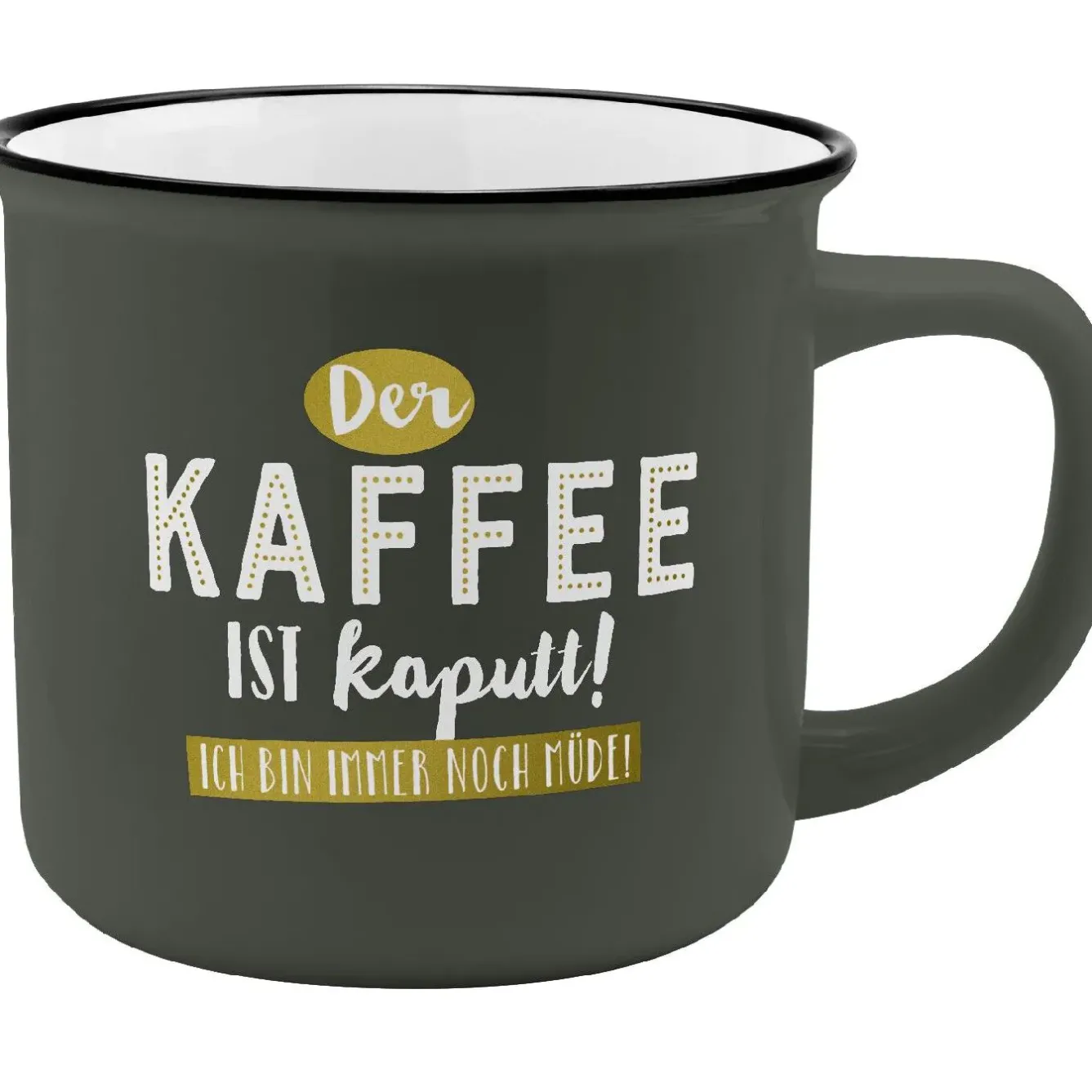 Outlet Becher Emaille-Optik, Kaffee, 350 Ml Shop The Geschenk|Küche