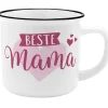Discount Becher Emaille-Optik, Mama, 350 Ml Küche