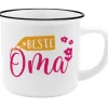 Clearance Becher Emaille-Optik, Oma, 350 Ml Küche