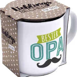 Hot Becher Emaille-Optik, Opa, 350 Ml Küche