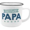 Hot Becher Emaille-Optik, Papa, 350 Ml Küche