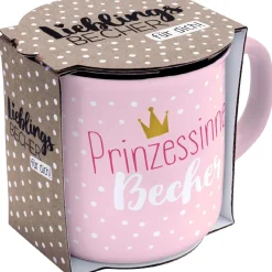 Clearance Becher Emaille-Optik, Prinzessin, 350 Ml Küche