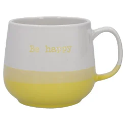 New Becher Emotion, Be Happy/gelb, 500 Ml Küche
