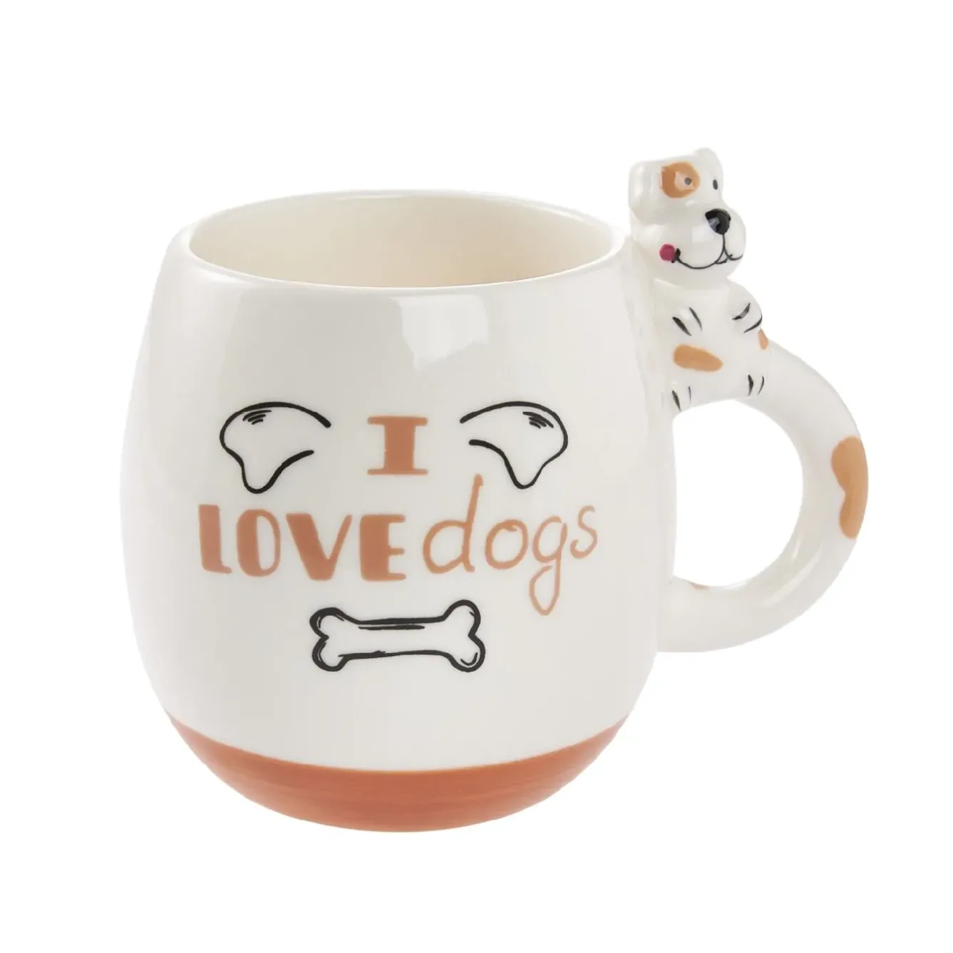 Discount Becher I Love Dogs, 450 Ml Tierfreunde|Küche
