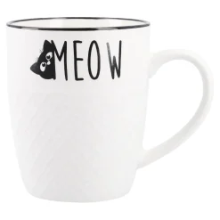 Discount Becher Katzenrelief, Katzen/Schrift, 380 Ml Tierfreunde|Küche