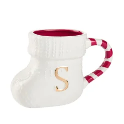 Sale Becher Stiefel Mit Buchstabe, S/weiß, 400 Ml Küche|Nikolaus