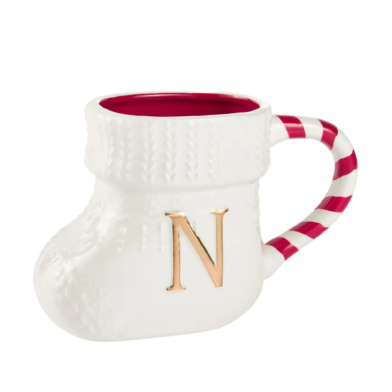 Clearance Becher Stiefel Mit Buchstabe, N/weiß, 400 Ml Küche|Nikolaus
