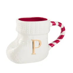 Outlet Becher Stiefel Mit Buchstabe, P/weiß, 400 Ml Küche|Nikolaus