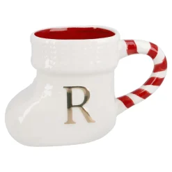Outlet Becher Stiefel Mit Buchstabe, R/weiß, 400 Ml Küche|Nikolaus