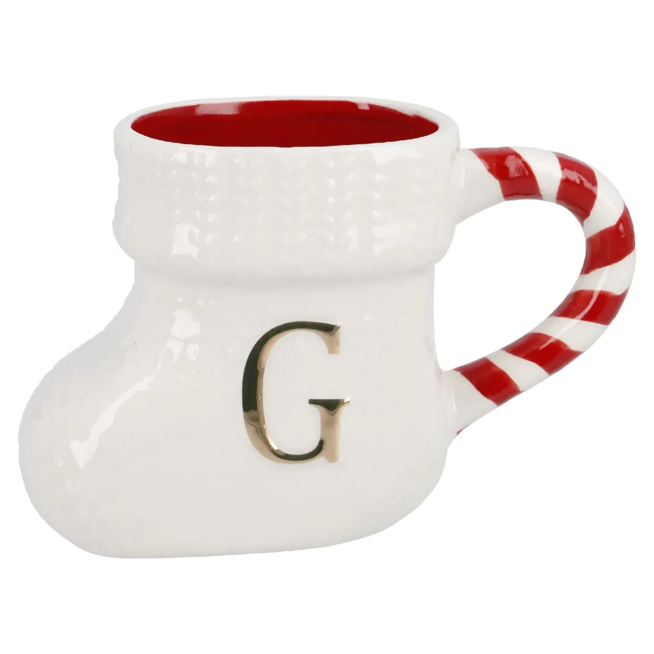 Sale Becher Stiefel Mit Buchstabe, G/weiß, 400 Ml Küche|Nikolaus