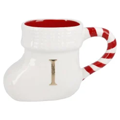 Becher Stiefel Mit Buchstabe, I/weiß, 400 Ml Küche|Nikolaus