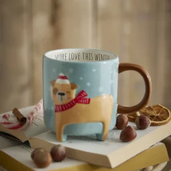 Hot Becher Xmas/Tierfuß, Hund, 480 Ml Küche|Weihnachtsbecher