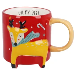 New Becher Xmas/Tierfuß, Rentier, 480 Ml Küche|Weihnachtsbecher