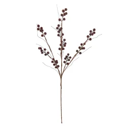 Beerenzweig, Dunkelrot, 70 Cm Vasen & Kunstblumen|Weihnachtsdeko