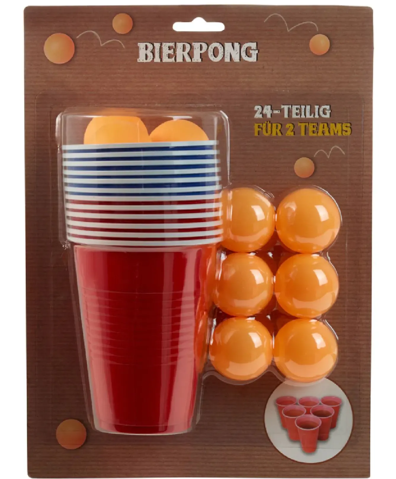 Best Bierpong-Set, 24-teilig Jga|Geschenkideen