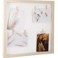 Best Bilderrahmen LED Mit Klammern, Natur, 40 X 40 Cm Lichterwelt|Bilderrahmen