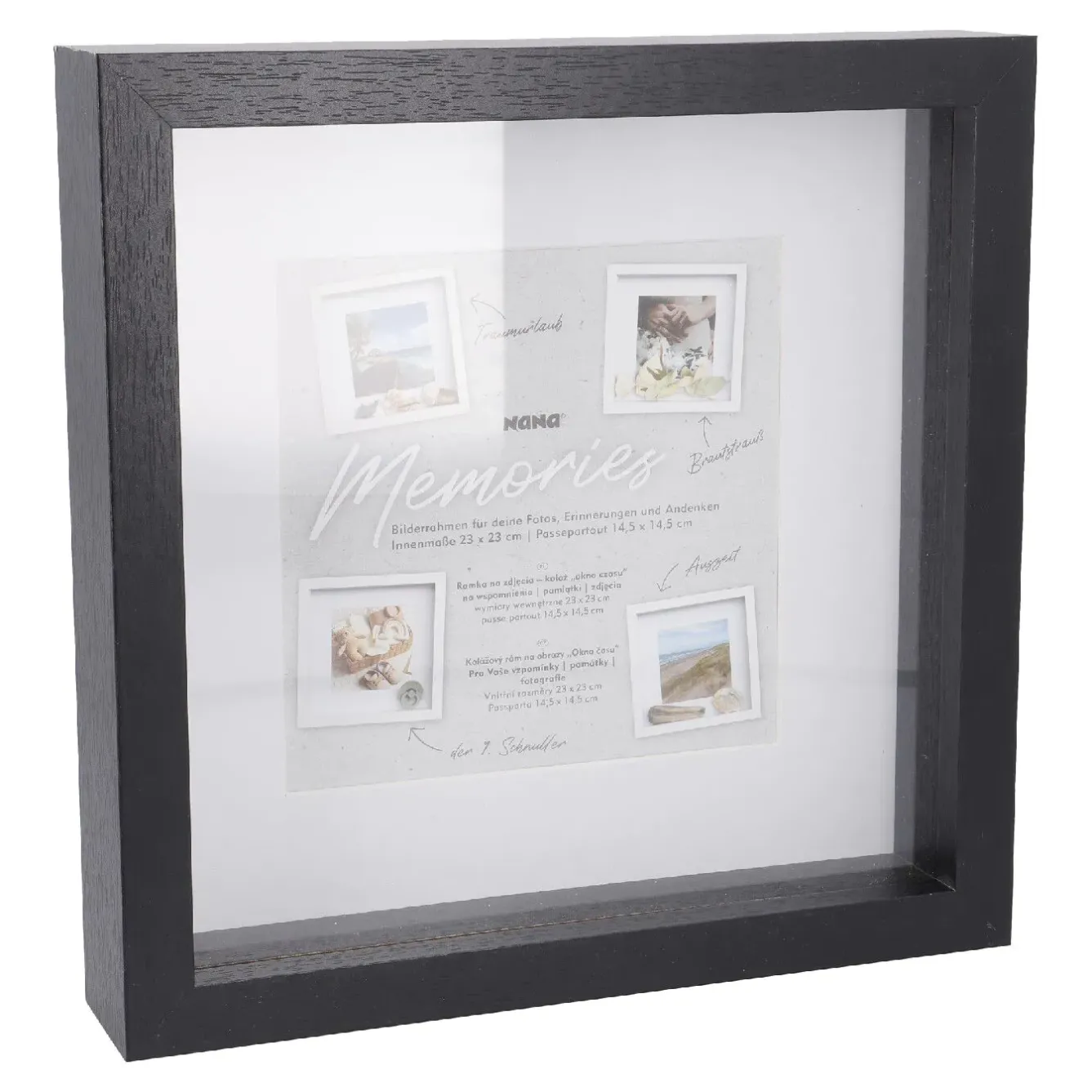 Clearance Bilderrahmen Tief, Schwarz, 23 X 23 Cm Hochzeitsgeschenke|Bilderrahmen