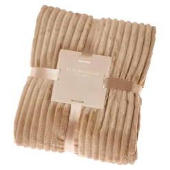 Sale Decke Streifen, Beige, 130 X 160 Cm Textilien