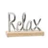 Sale Deko-Buchstaben Relax, Silbermatt, 26 Cm Jga|Deko-Objekte