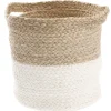 Online Dekokorb Mit Griff, Natur/weiß, 22 X 23 Cm Organisation
