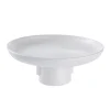 Deko-Schale Auf Fuß, Weiß, 20 Cm Salty- Und Candybar|Tischdeko Hochzeit