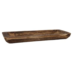 Dekoschale Eck, Braun, 43 X 19 Cm Schalen & Tabletts|Weihnachtsdeko