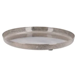 Discount Deko-Schale Metall, Rund/beige, 20 Cm Schalen & Tabletts|Shop The Look Xmas
