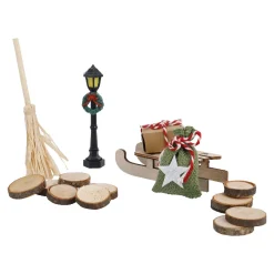 Deko-Set Für Wichteltür, Schlitten Deko-Objekte|Weihnachtstraditionen