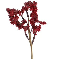 Hot Deko-Stecker, Beeren Klein, Rot, 20 Cm Vasen & Kunstblumen|Adventskränze & Zubehör