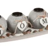 Hot Dekotablett Home, Teelichthalter, Oval Schalen & Tabletts|Windlichter & Laternen