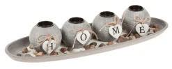 Hot Dekotablett Home, Teelichthalter, Oval Schalen & Tabletts|Windlichter & Laternen
