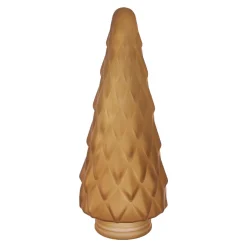 New Deko-Tanne Glas, Schmal/braun/matt, 20 Cm Weihnachtsdeko
