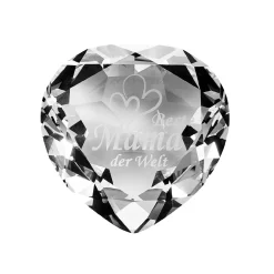 Discount Diamant-Herz Mit Spruch, Mama, 8 Cm Geschenkideen