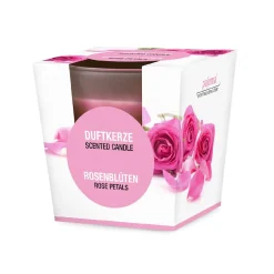 Discount Duftkerze Im Glas, Rosenblüten Geschenkideen|Raumdüfte