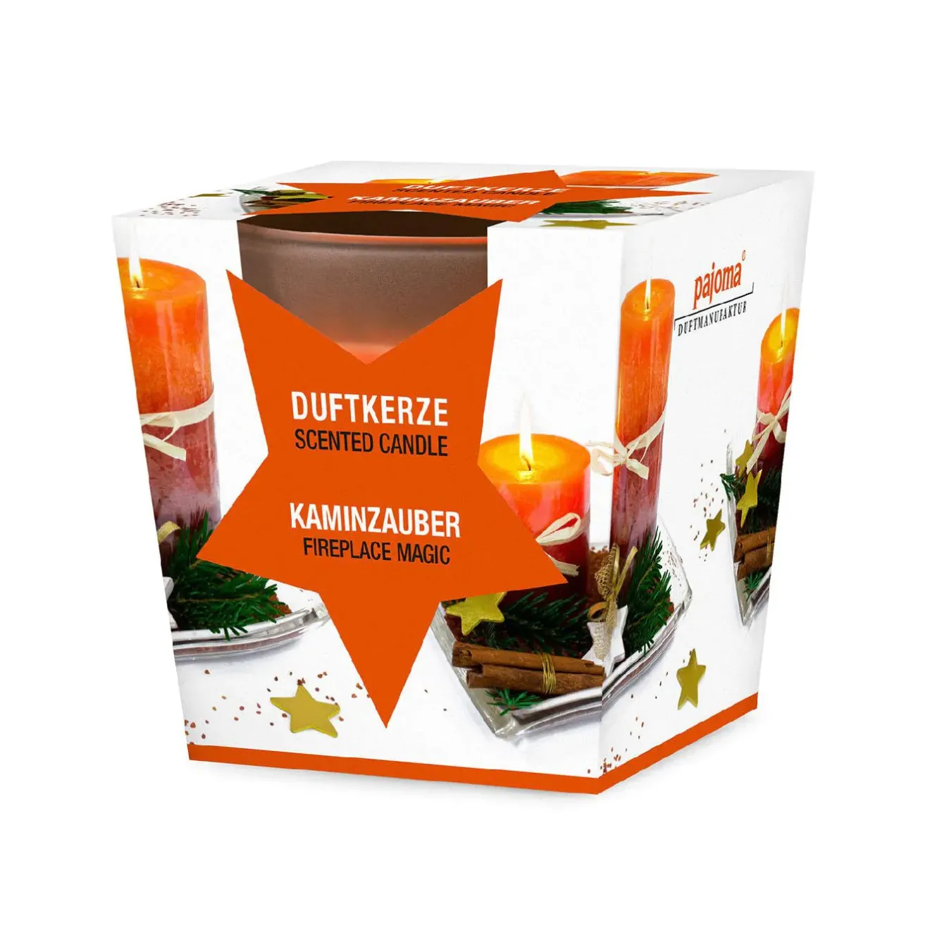 Outlet Duftkerze Im Glas, Xmas, Kaminzauber Raumdüfte|Kerzen & Kerzenständer