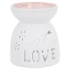 New Duftlampe Motiv, Love/weiß/rosa, 9.5 Cm Geschenkideen|Raumdüfte