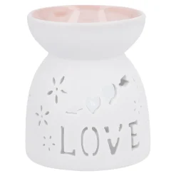 New Duftlampe Motiv, Love/weiß/rosa, 9.5 Cm Geschenkideen|Raumdüfte